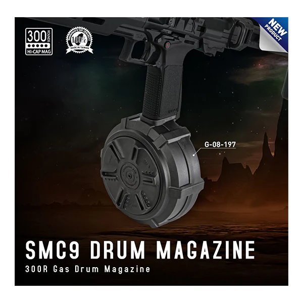 G&G SMC9 / GTP9 300rd Drum Mag - Image 2