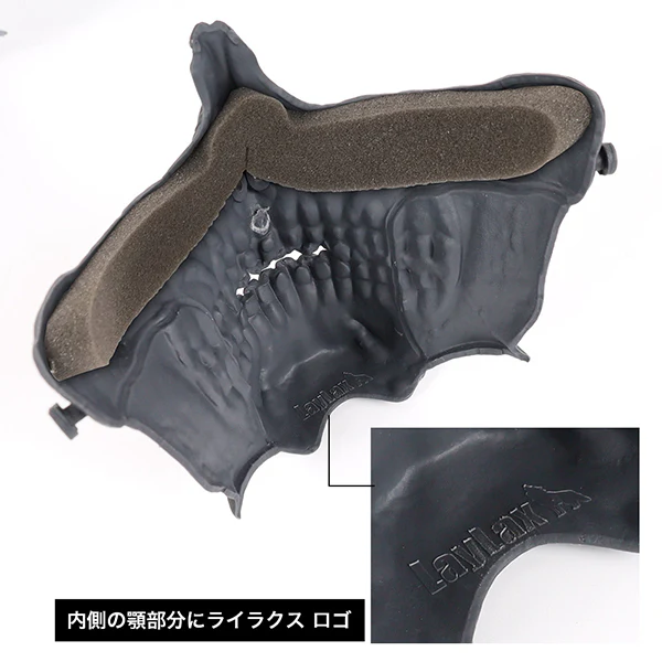 LayLax Skull Face Guard - Shadow Black - Image 4